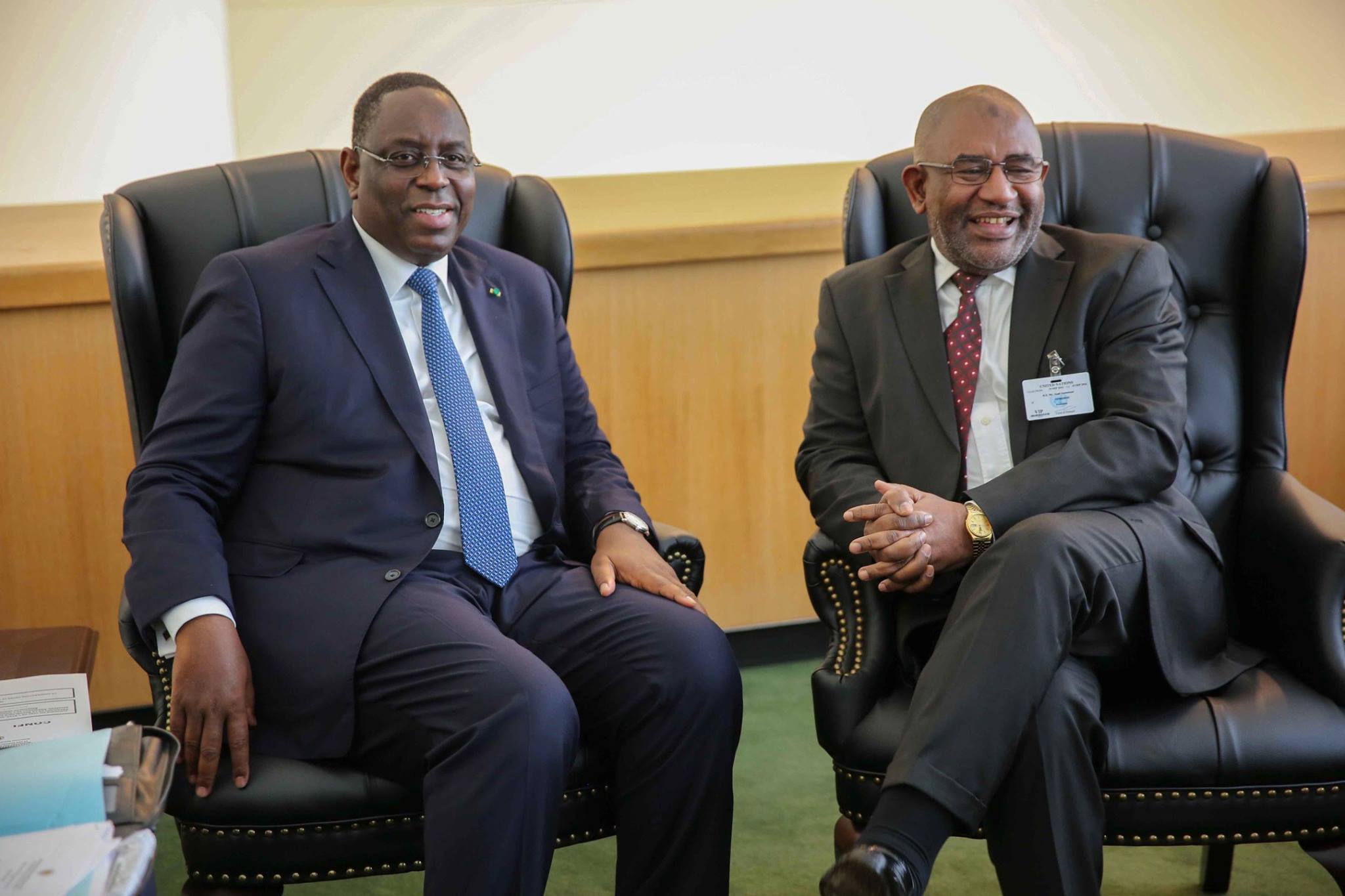 Le Pr Macky Sall s'est entretenu depuis les USA avec ses homologues Muhammadu Buhari et Azali Assoumani sur la paix et la sécurité du continent