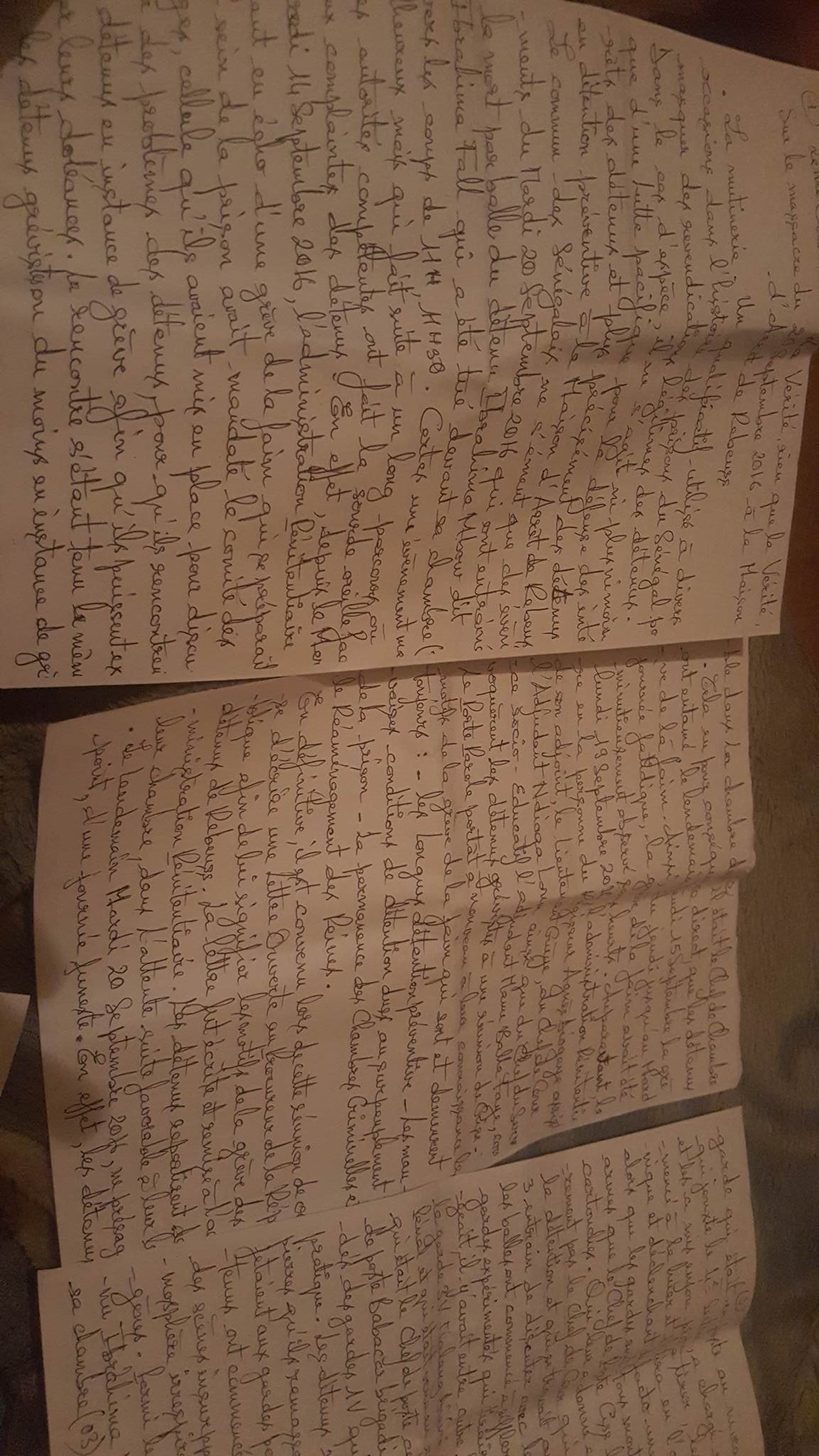 Les effarantes révélations sur la mutinerie du 20 septembre dernier à la prison de Rebeuss...Ce qui n'a jamais été dit sur cette affaire... Les effarantes révélations sur la mutinerie du 20 septembre dernier à la prison de Rebeuss...Ce qui n'a jamais été dit sur cette affaire...
