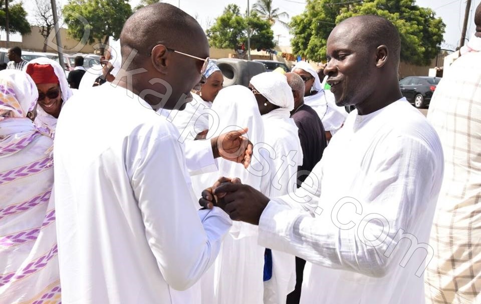 Les images exclusives  de la séance de récital de coran pour Lamine Diack