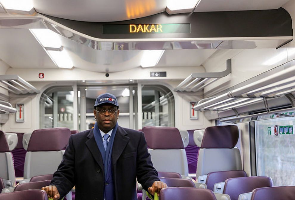 Macky sait conduire un train