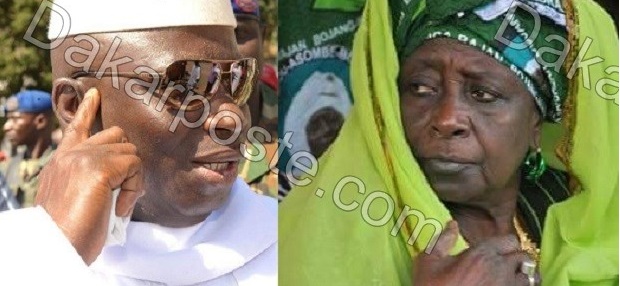 Alors que sa mort a été annoncée, la maman de Jammeh "ressuscitée"... Révélations sur la fiche d'audience de l'autocrate Gambien Y.A.J.J. Jammeh Babili Mansah(INFORMATIONS ET IMAGES DAKARPOSTE)