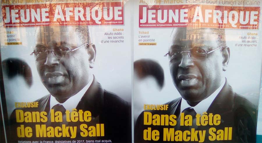 Macky dans les filets du magazine Jeune Afrique