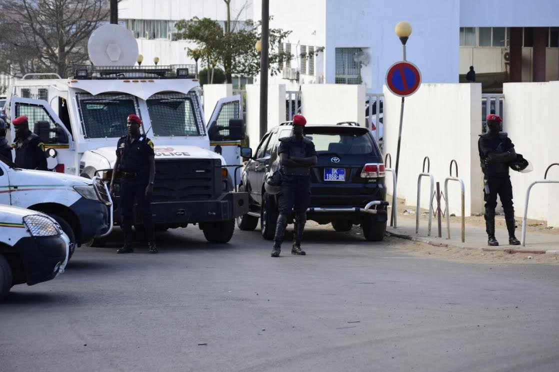 Les images du rappel des troupes des partisans de Khalifa Sall