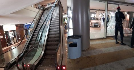 Avec sa voiture, une dame défonce la vitre du Sea Plaza pour faire irruption dans le hall Avec sa voiture, une dame défonce la vitre du Sea Plaza pour faire irruption dans le hall