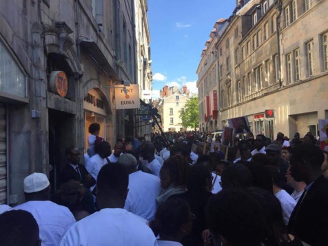 Hommage rendu à Mamadou Lamine Diédhiou, ce Sénégalais tué en France (Besançon), il y a quelques jours