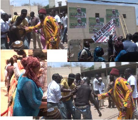 Grand Yoff bagarre entre jeune de la Cojer et Pro Khalifa Sall
