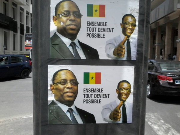 Des affiches plagiant le slogan officiel de Nicolas Sarkozy en 2007 à Dakar Plateau, une campagne de sabotage contre Amadou Bâ dénoncée