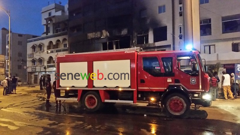 Incendie à Ouest Foire : Un blessé, plusieurs dégâts matériels