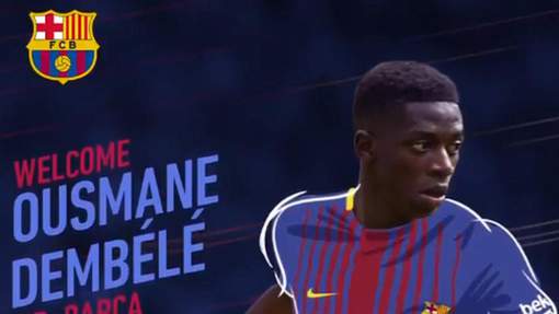 Ousmane Dembélé à Barcelone, c'est officiel