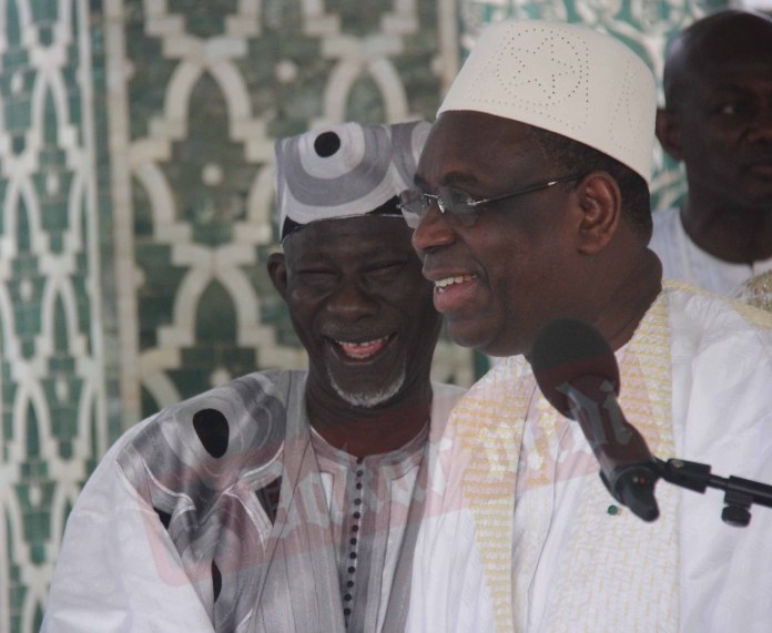 Tabaski : les images de la prière du Président de la république à la grande mosquée de Dakar