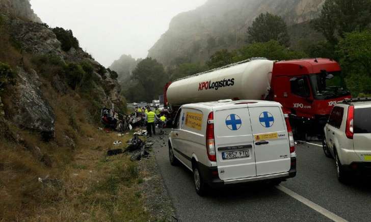 Cinq Français d'une même famille tués dans un accident de la route en Espagne