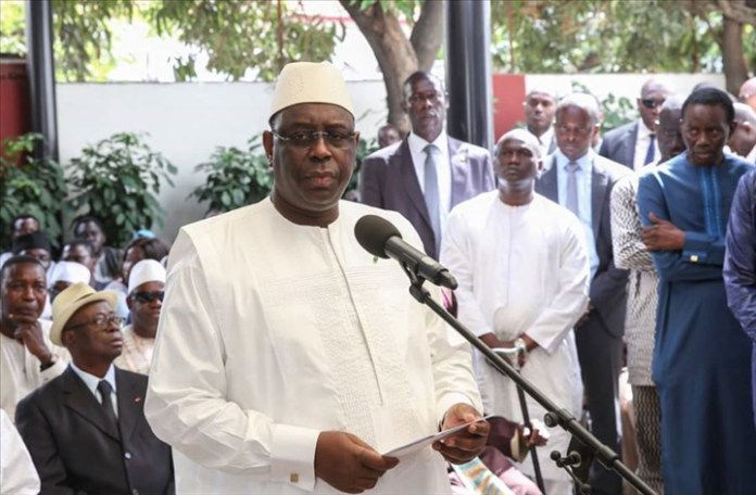 Macky Sall aux funérailles de Djibo Ka