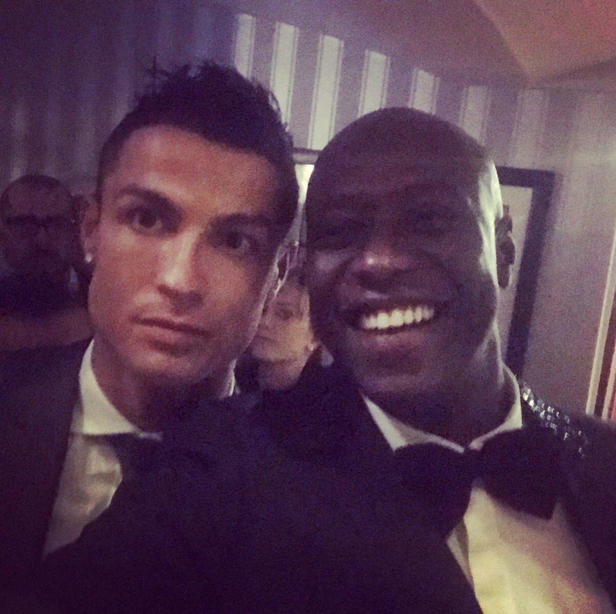 Selfie de Fadiga et Christiano Ronaldo