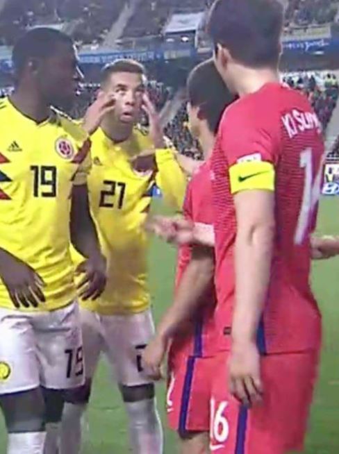 Un joueur colombien privé du Mondial pour un geste raciste?