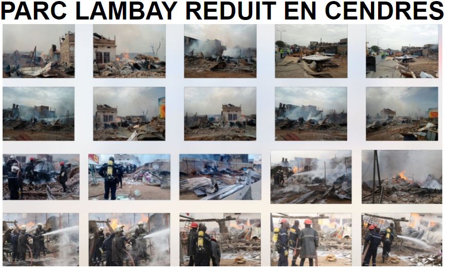 Parc Lambay réduit en cendres