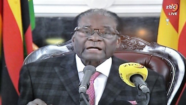 Zimbabwe: Robert Mugabe finit son intervention sans annoncer sa démission