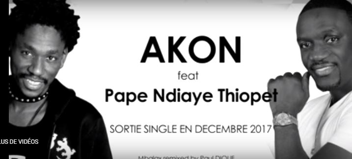 Vidéo : Akon et Pape Thiopet préparent un morceau 100% mbalax Vidéo : Akon et Pape Thiopet préparent un morceau 100% mbalax