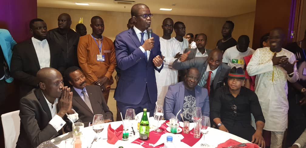 L'allocution de Diene Marcel Diagne