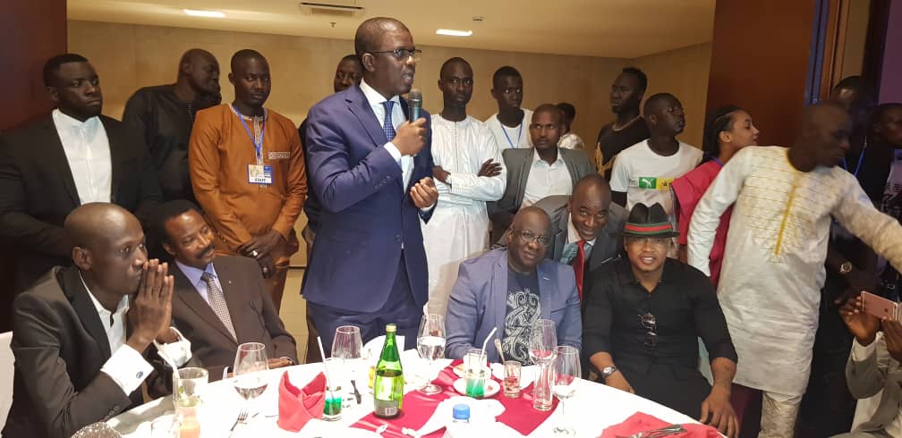 L'allocution de Diene Marcel Diagne