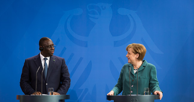 Angela Merkel à Dakar