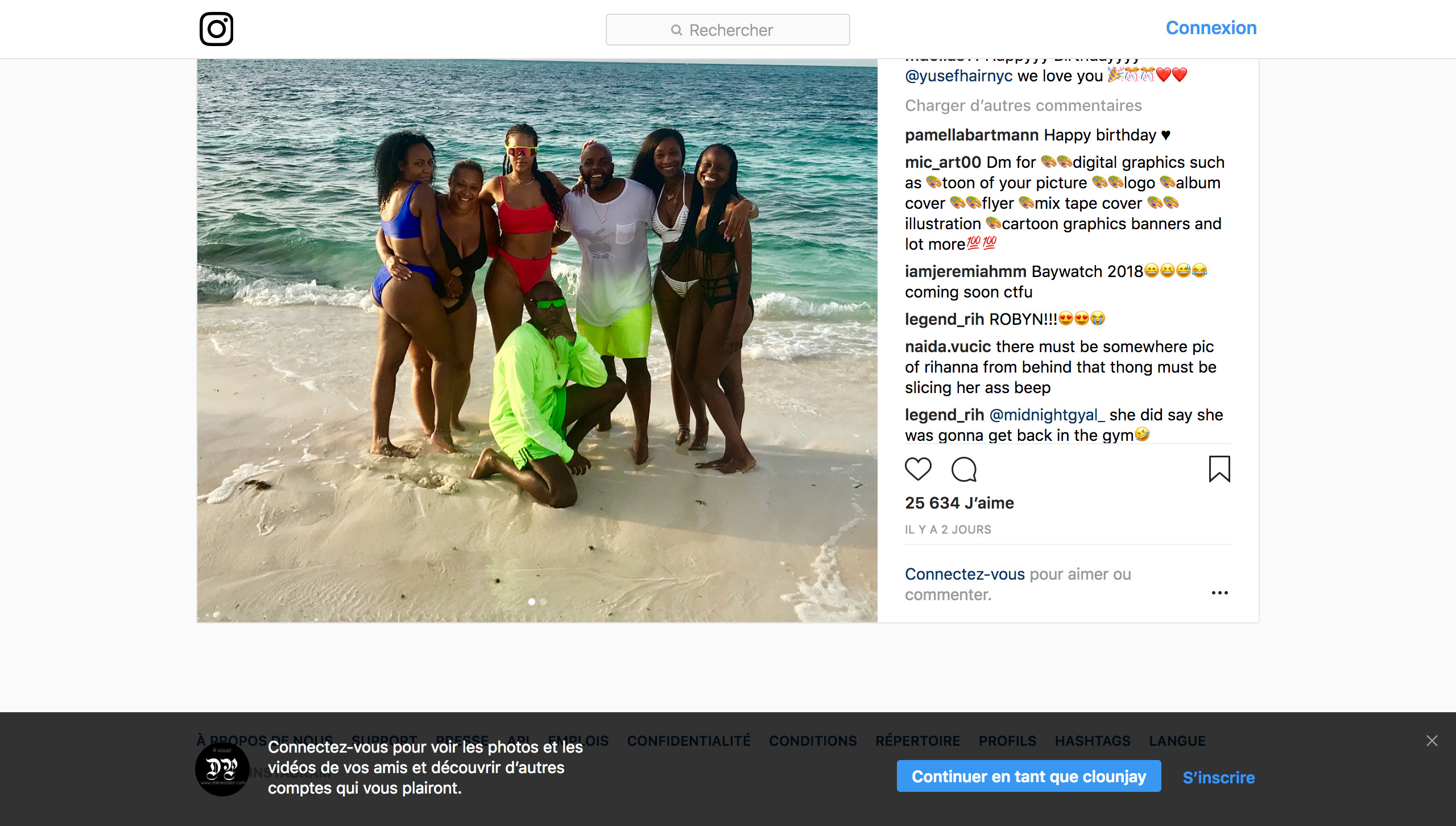 Rihanna se dévoile en ...bikini
