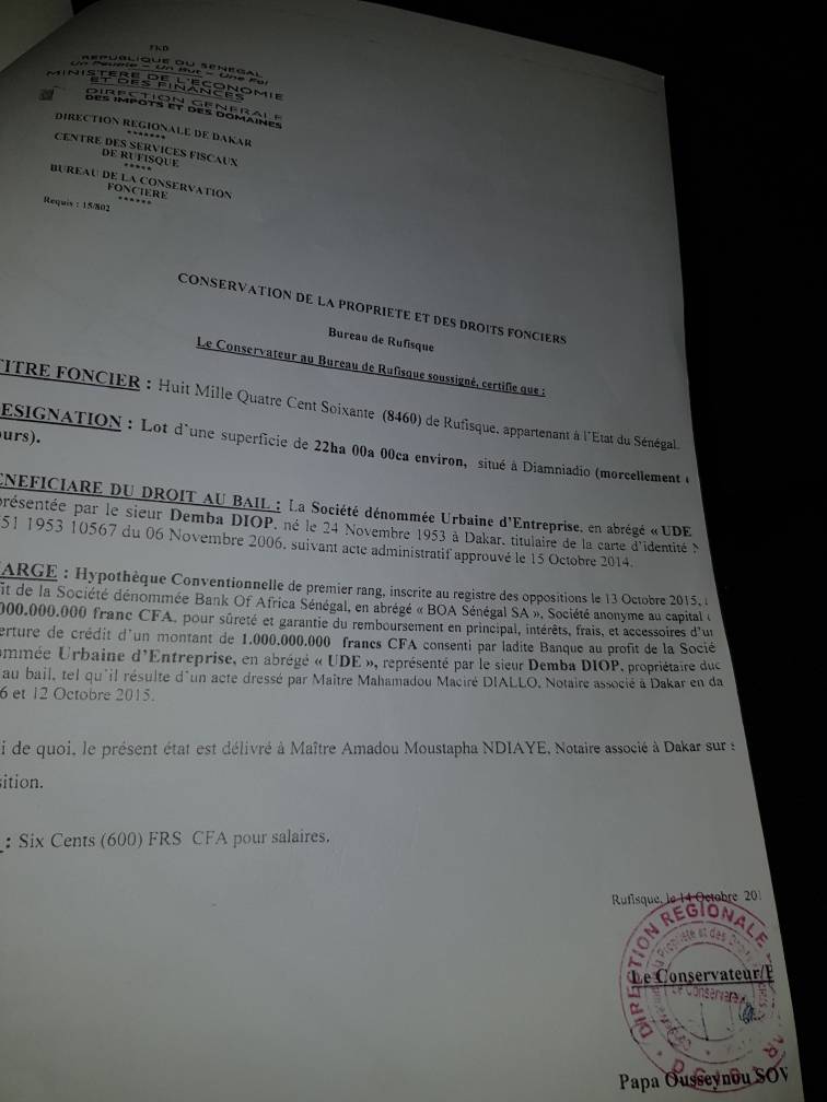 Diop Sy, l’homme à abattre pour les populations de Diamniadio et Bargny