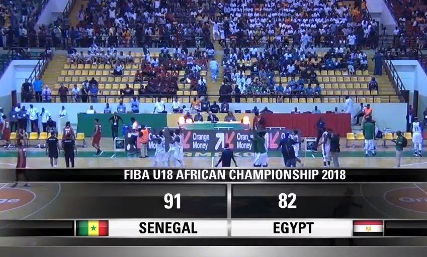 Afrobasket U18 – Le Sénégal est en finale et participera au Mondial Basket U18 de 2019…