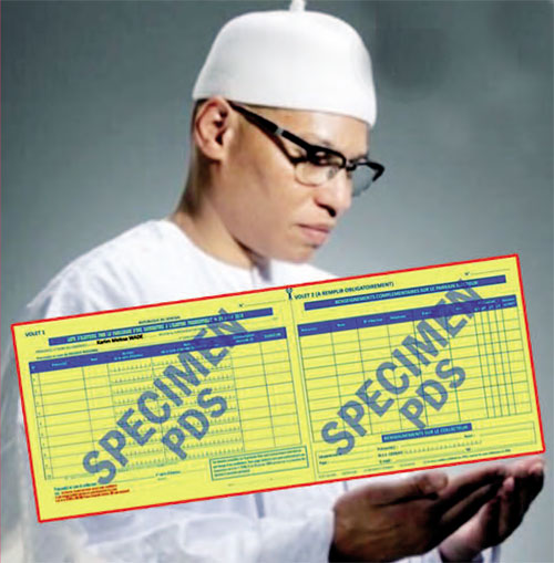 Fiches de parrainage du Pds non conformes – Une confusion expressément entretenue par Karim Wade ?