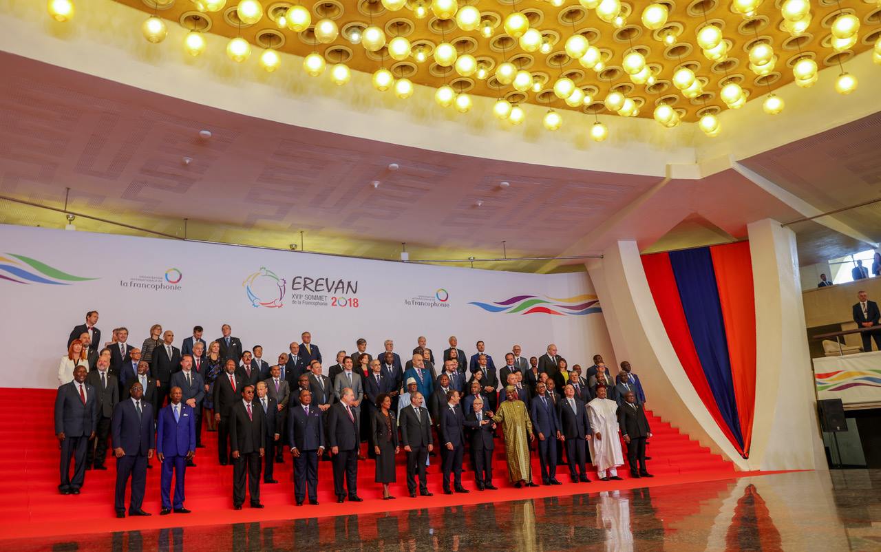 Ouverture du XVIIe Sommet de la Francophonie ce matin à Erevan (IMAGES)