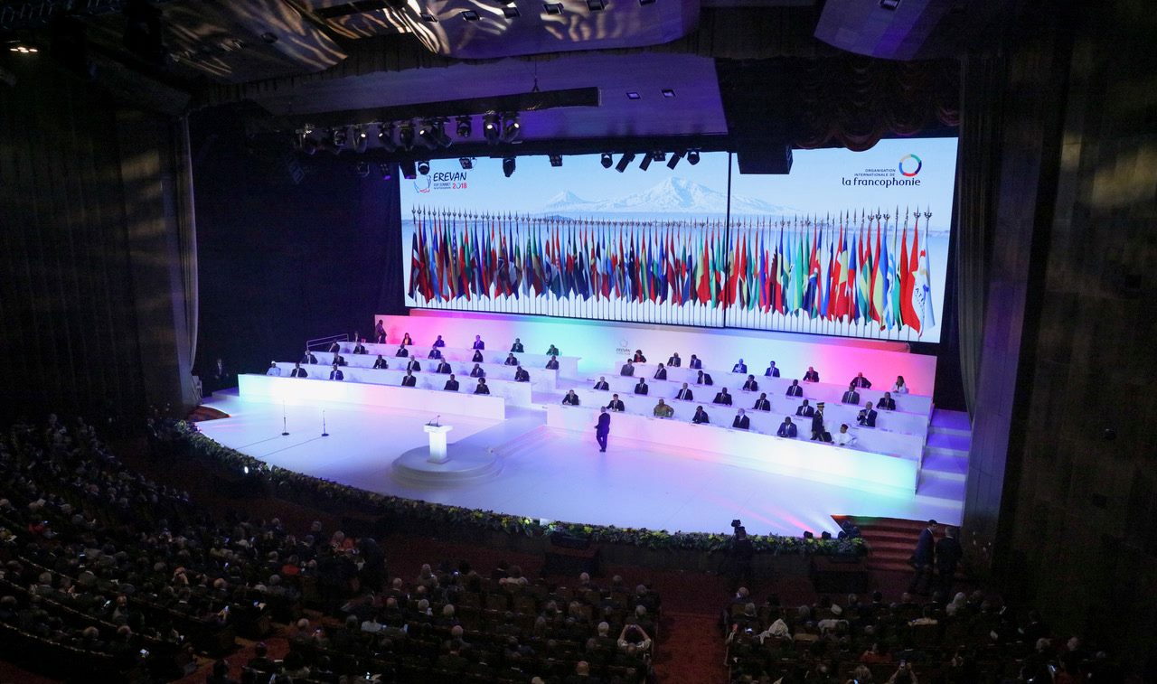 Ouverture du XVIIe Sommet de la Francophonie ce matin à Erevan (IMAGES)