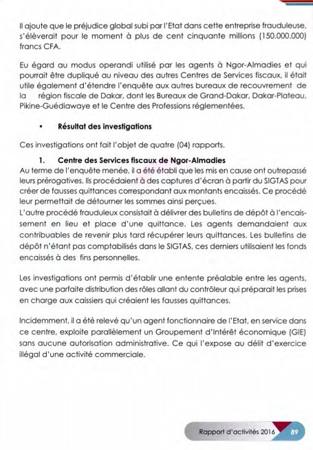 Rapport de l'Ofnac : Quatre dossiers transmis au procureur