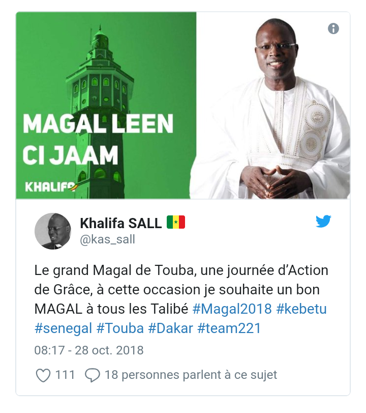 Le Message De Khalifa Sall De Rebeuss