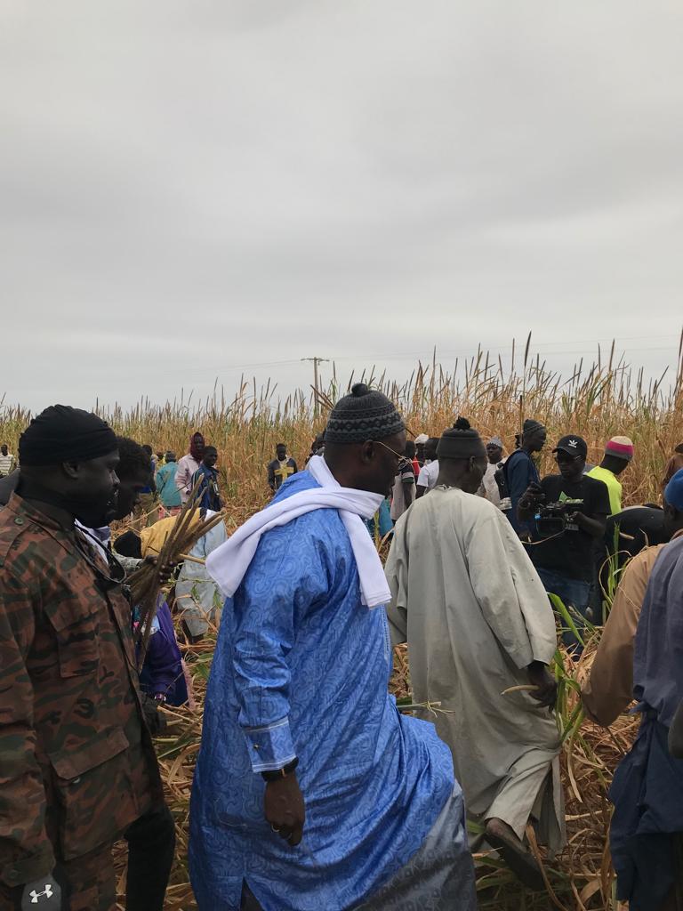Samuel Sarr, le candidat dévot,  sacrifie au rituel à Lagane
