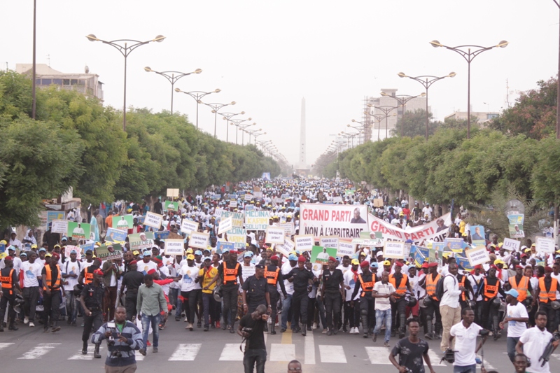 Les images de la marche du Front de Résistance Nationale