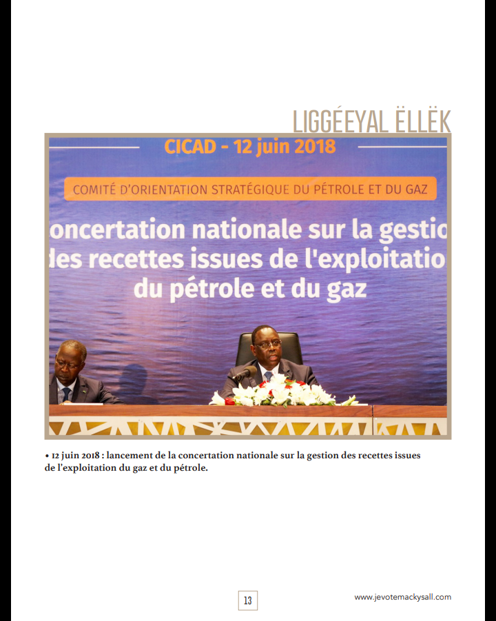 Après sa démonstration de force du week-end, voici le programme du candidat-sortant Macky Sall qui fera...mouche !