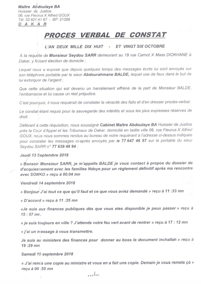 M. Sonko, je relève votre défi de prouver le mensonge et l'escroquerie ( Marvel )