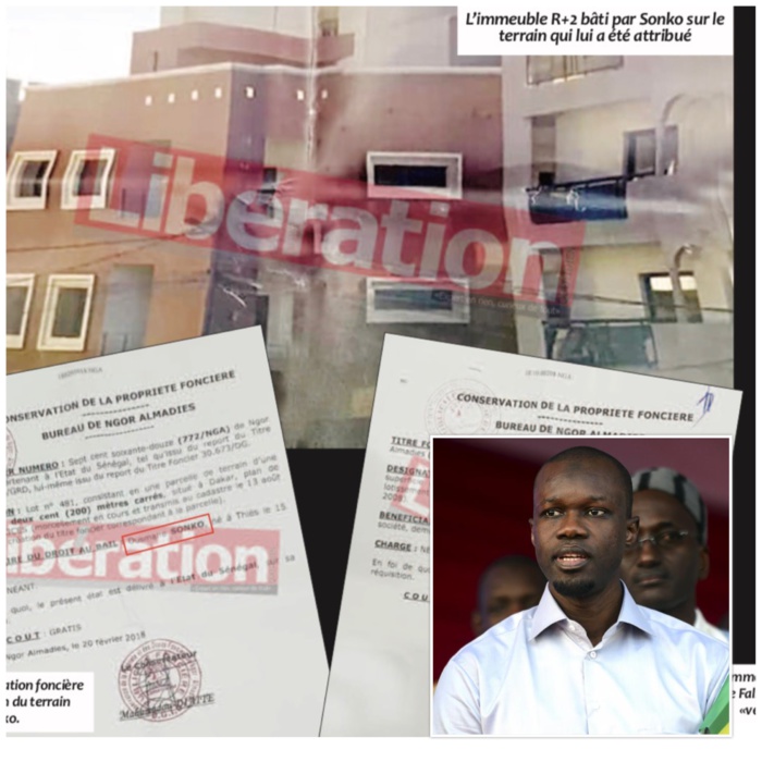 TRANSACTION AVEC LA FILLE D’UN TÉMOIN DE... L’AFFAIRE TAHIBOU NDIAYE : Les petites combines immobilières d’Ousmane Sonko