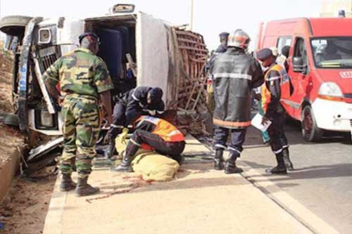 AUTOROUTE ILA TOUBA :Un grave accident fait 2 morts et 2 blessés graves