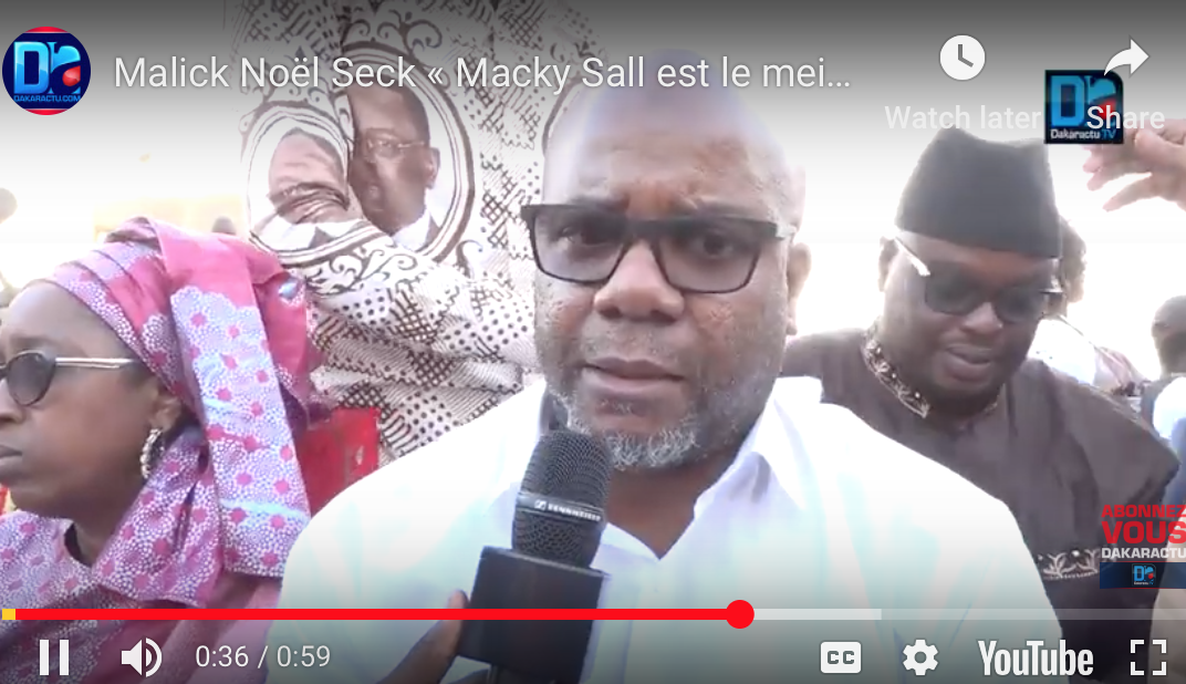 Malick Noël Seck sur son ralliement à BBY : « Macky Sall est le meilleur choix pour le Sénégal. Nous assumons notre position qui n’a rien à voir avec Ousmane Tanor Dieng! »