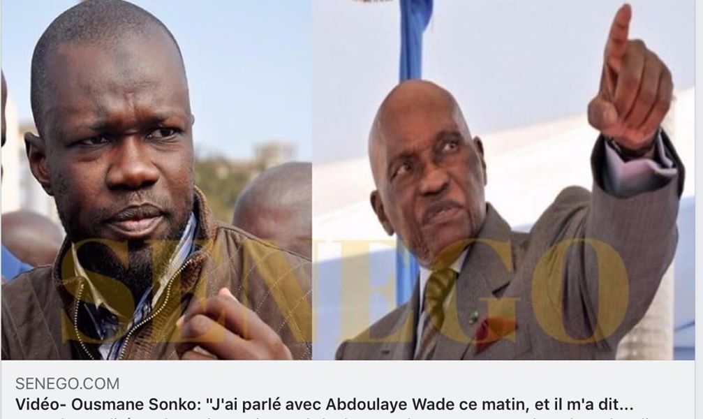 Présidentielle 2019 : Sonko et Wade face à la presse à 21h Présidentielle 2019 : Sonko et Wade face à la presse à 21h