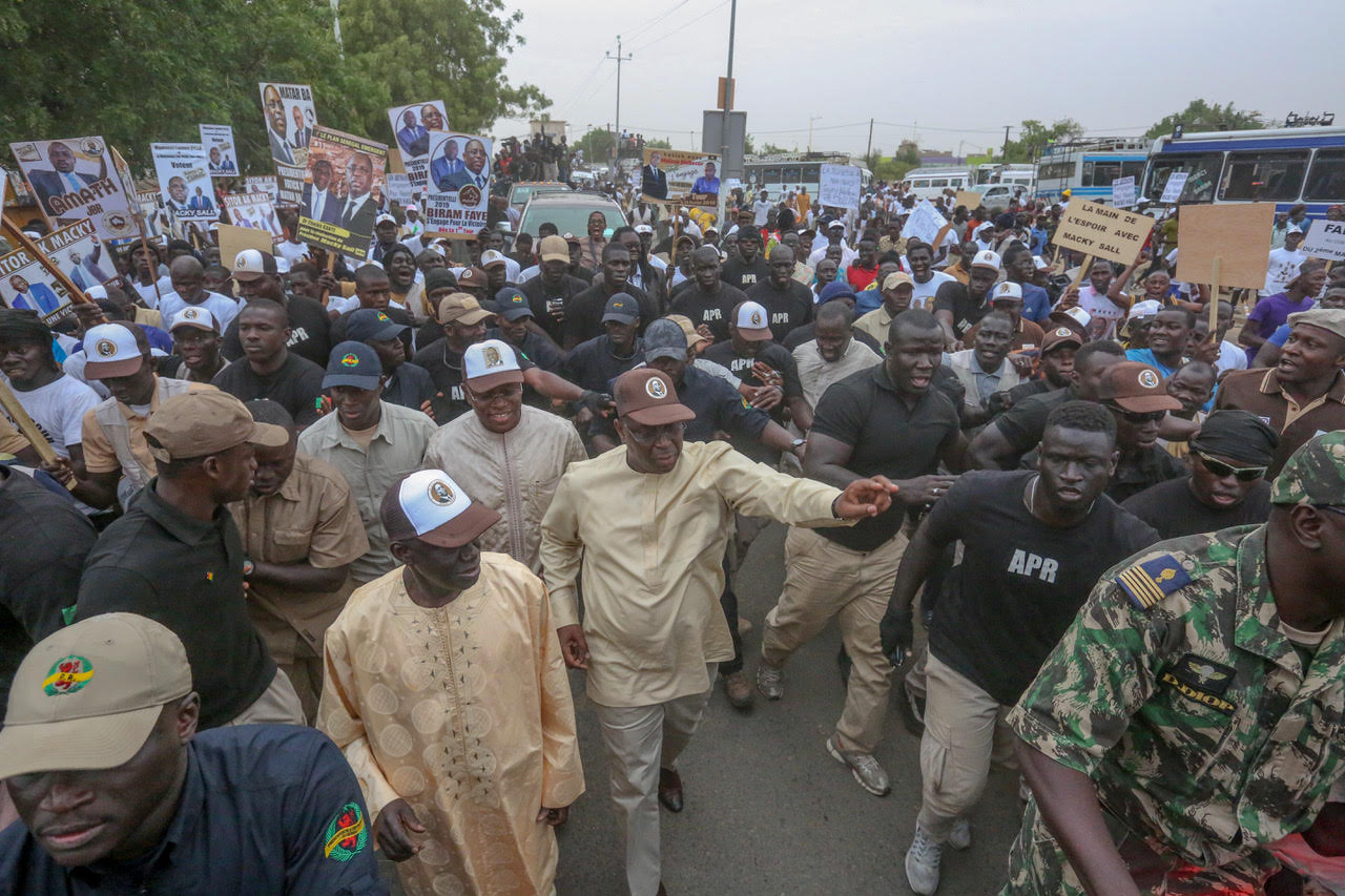 Arrivée en trombe à Fatick : Macky Sall mieux chez lui Arrivée en trombe à Fatick : Macky Sall mieux chez lui