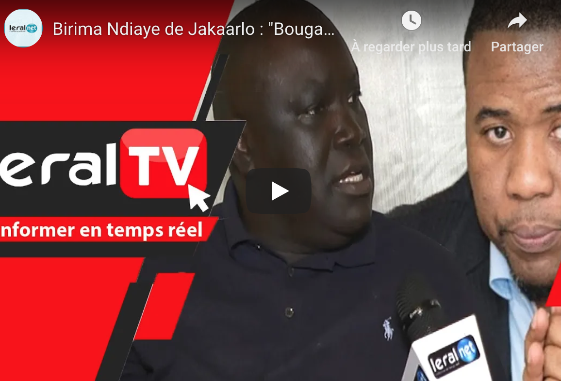 VIDEO - Birima Ndiaye de Jakaarlo : "Bougane amaloul gnarigne wa Ndar, dafa chantage Macky Sall"