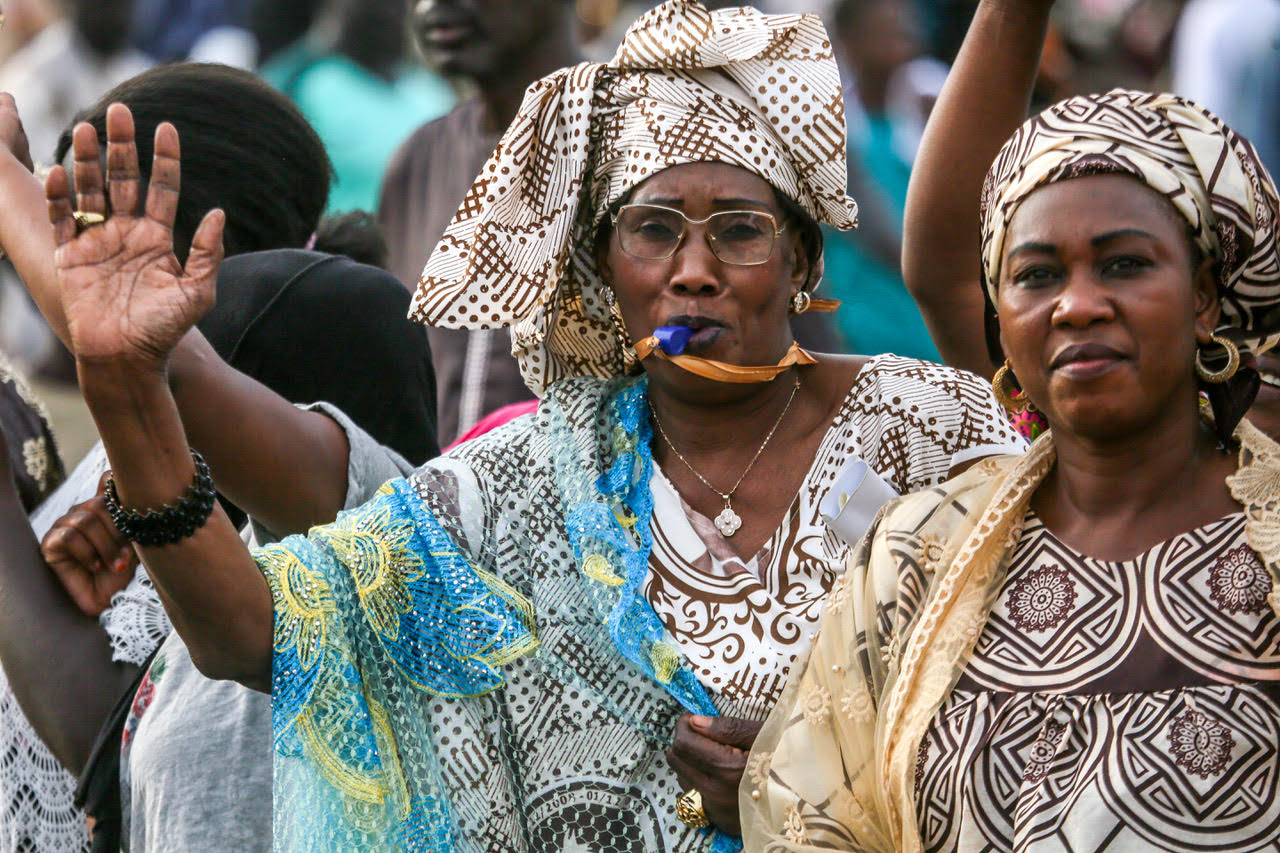 Macky Sall à Guédiawaye : «Vous démontrez qu’il n’y aura pas combat dimanche» Macky Sall à Guédiawaye : «Vous démontrez qu’il n’y aura pas combat dimanche»