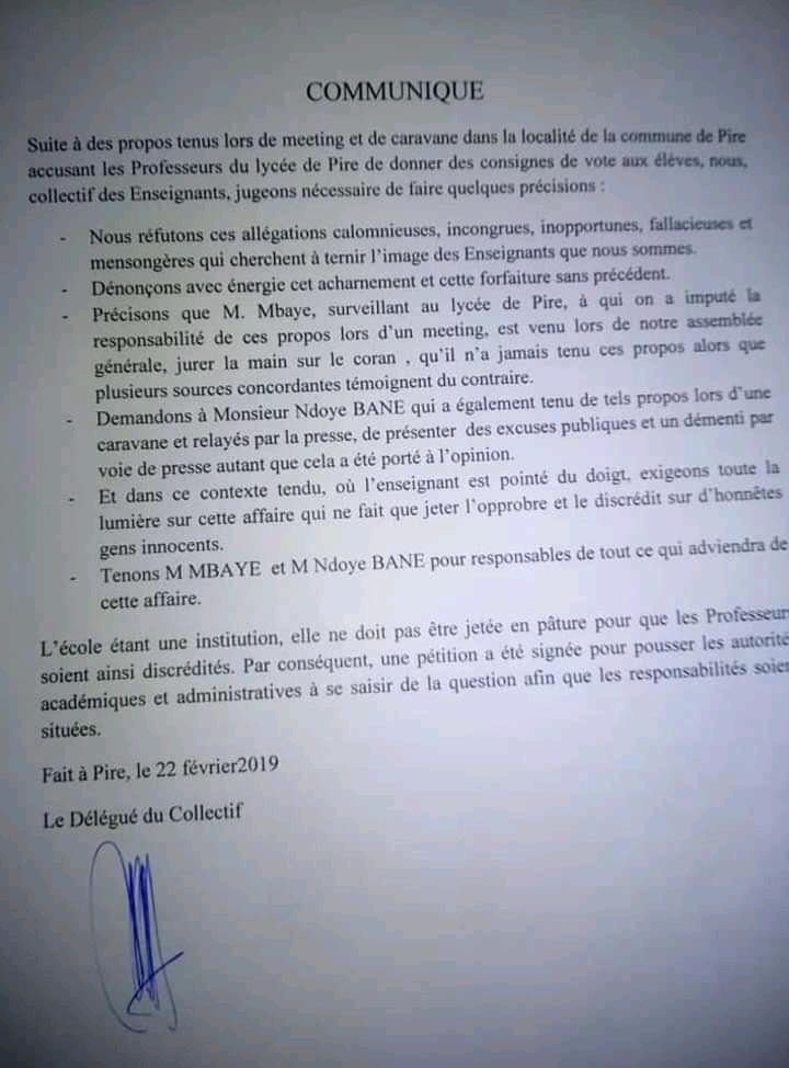 Pour avoir déclaré que les enseignants de Pire roulent pour Sonko, l'animateur Ndoye  Bane sous le coup d'une... plainte