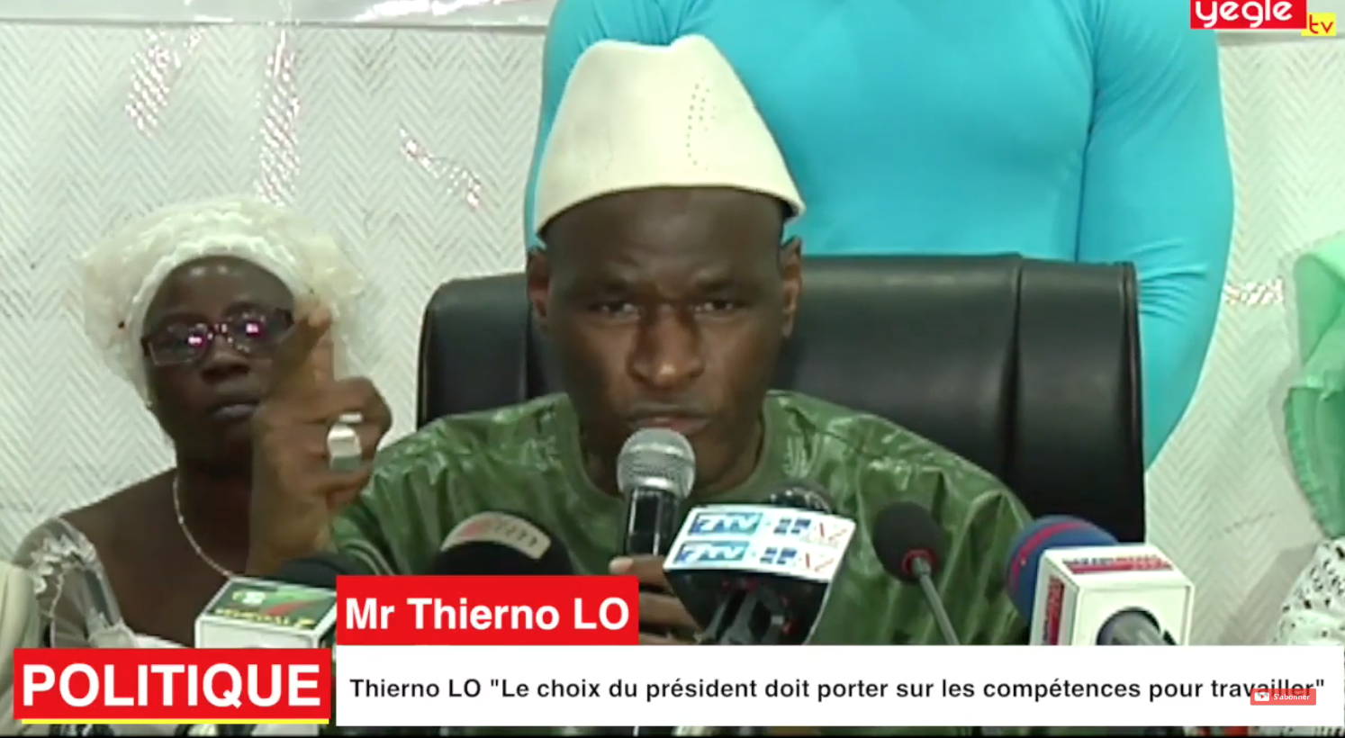 Thierno LO "Le choix du président doit porter sur les compétences pour travailler"