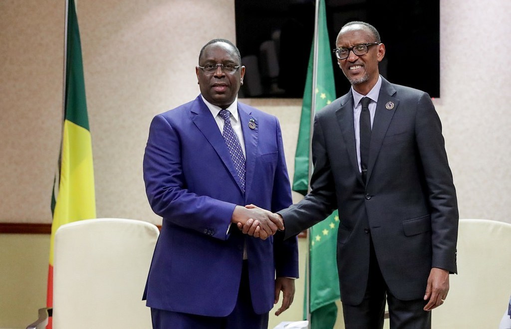 ARRIVÉE DU PRÉSIDENT RWANDAIS PAUL KAGAMÉ À DAKAR