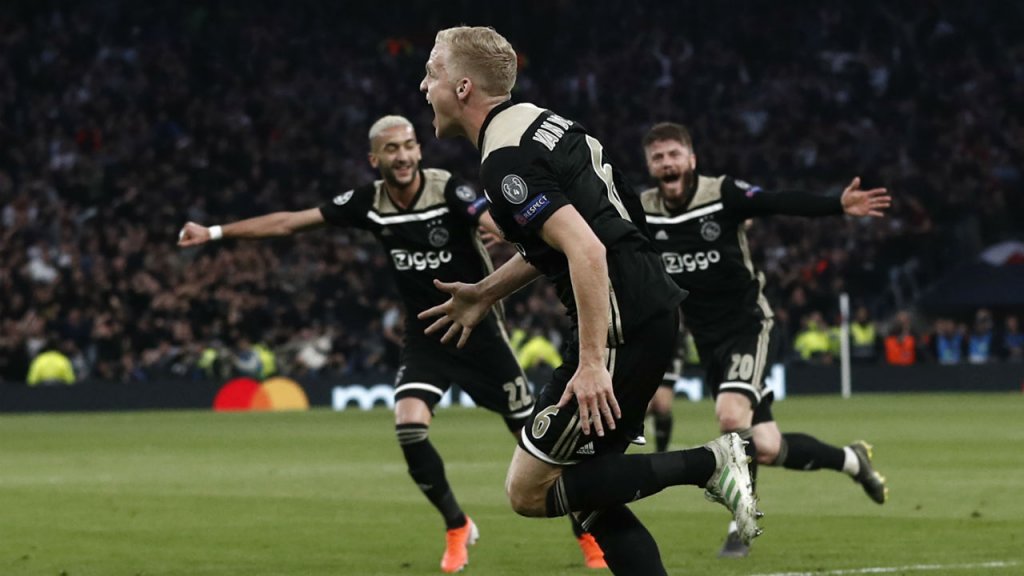 Ligue des champions : vainqueur à Tottenham, l'Ajax peut rêver d'une finale historique Ligue des champions : vainqueur à Tottenham, l'Ajax peut rêver d'une finale historique