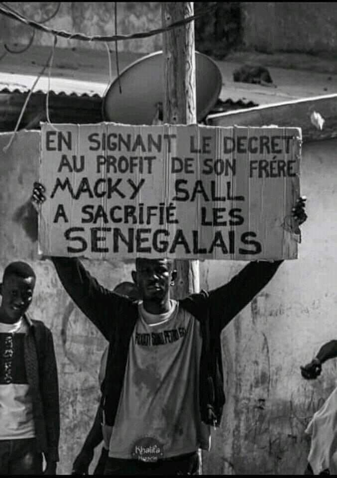 " Le mouvement Foxaati Suñu PÉTROGAZ  se joint à la manifestation, ce vendredi 21 juin 2019"