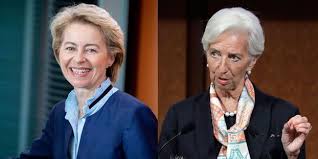 Ursula von der Leyen et Christine Lagarde, deux des quatre nouveaux visages de l'UE