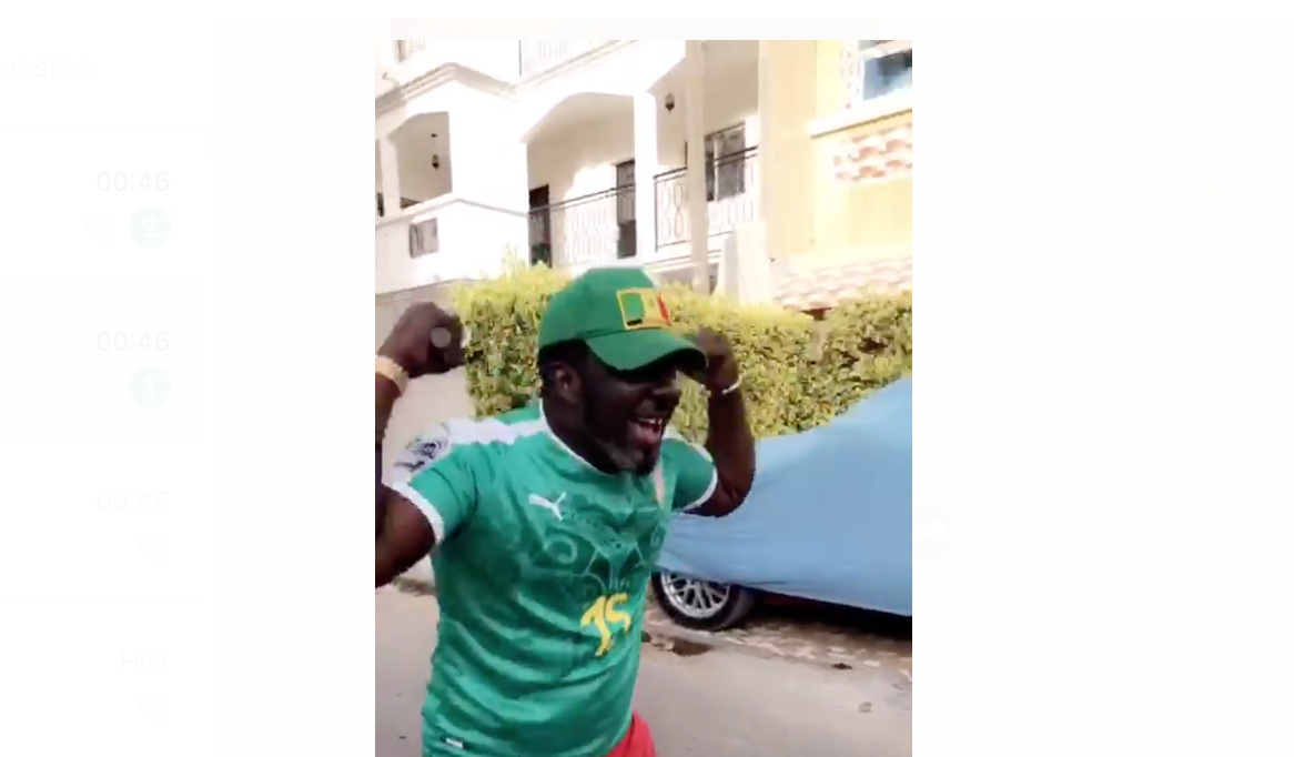 Regardez comment Mbaye Dieye Faye jubile après la qualification de nos Gaindes
